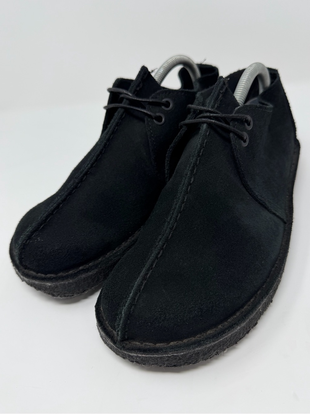 Women’s Clark’s Black Suede Lace-Up Casual Shoes Sz.10